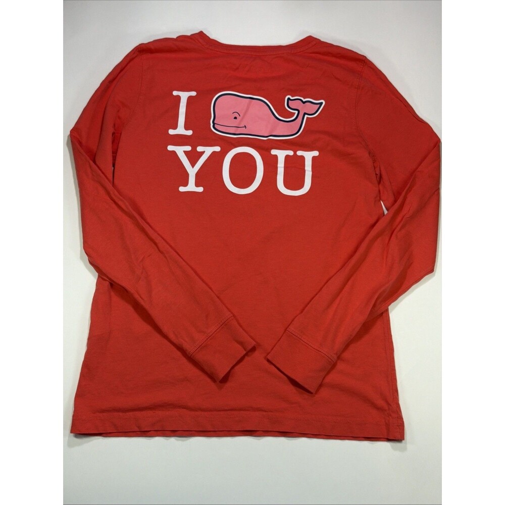 Vineyard Vines Women’s Guava And Pink Long Sleeve T-shirt Size XS